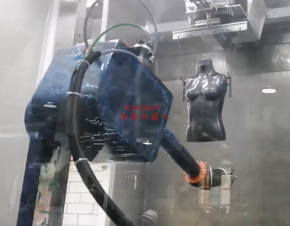 服装模特机器人喷漆生产线设备